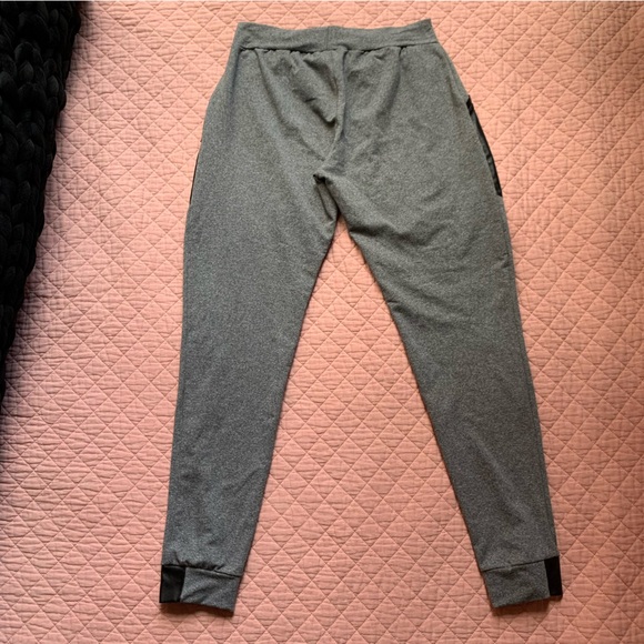 PAULO CONNERTI - Pants - trousers - grey - faux leather pockets - medium / large - Picture 6 of 11